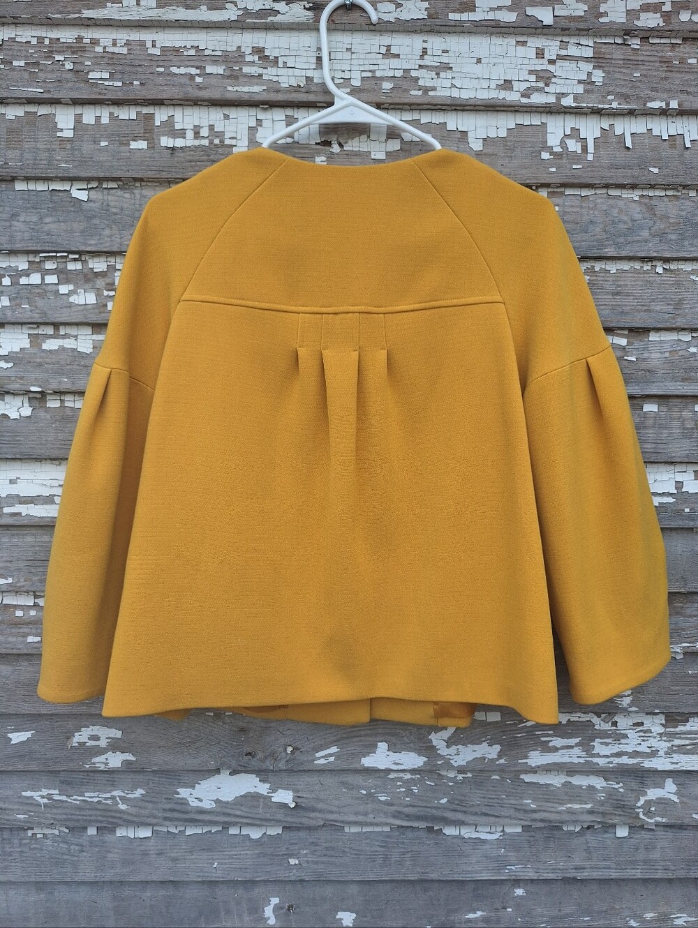 Margaret Frances Mustard Size 6 Swing Jacket - Picture 5 of 6